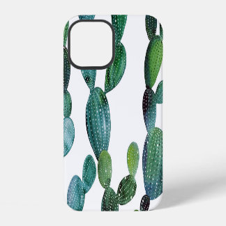 Funda Para iPhone 12 Cactus Craze: Tendencia de las acuarelas tropicale