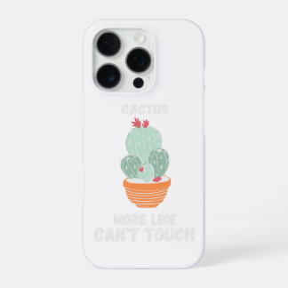 Funda Para iPhone 16 Pro Cactus, más bien no puedes tocar.