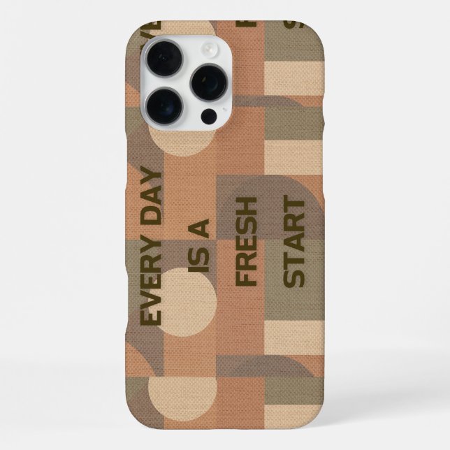 Funda Para iPhone Cada día es un nuevo comienzo (Reverso )