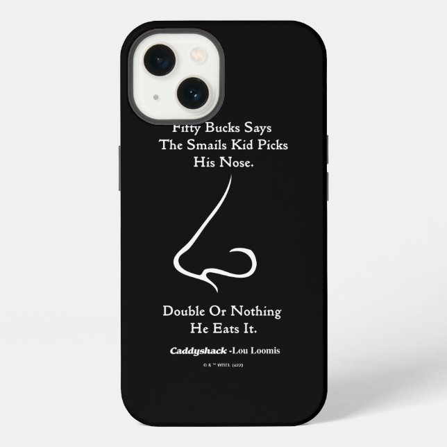 Funda Para iPhone Caddyshack | Cincuenta Dólares Dice (Reverso )
