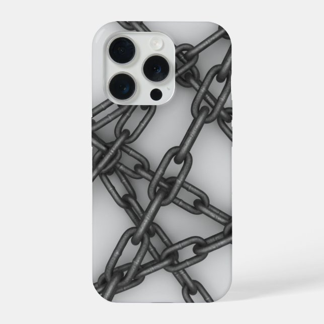 Funda Para iPhone Cadena de Acero (Reverso )