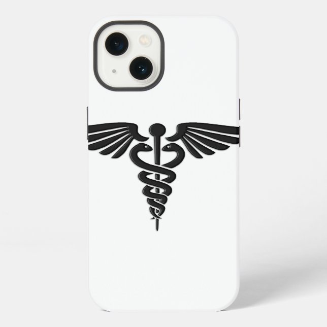 Funda Para iPhone Caduceo Médico (Reverso )
