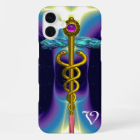 CADUCEO MONOGRAMA DE ORO