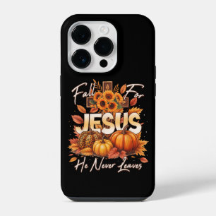 Funda Para iPhone 14 Pro Caer por Jesús Él Nunca Abandona Fe Cristiana