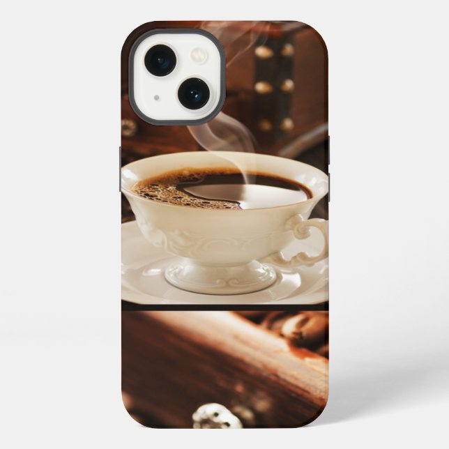 Funda Para iPhone Café Collage (Reverso )