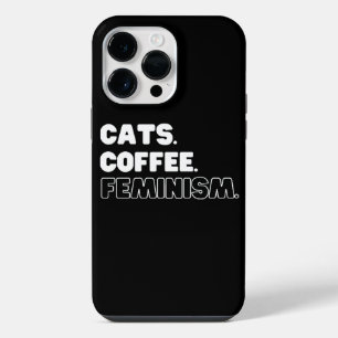 Funda Para iPhone 14 Pro Max Café de Gatos Feminismo