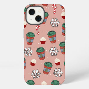 Café de muérdago de Navidad estético