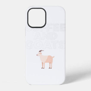 Funda Para iPhone 12 Café y cabras amante de cabras. Diseño perfecto pa