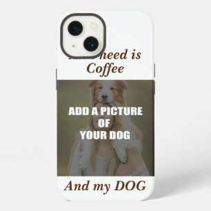 Café y mi Cojín decorativo de perro