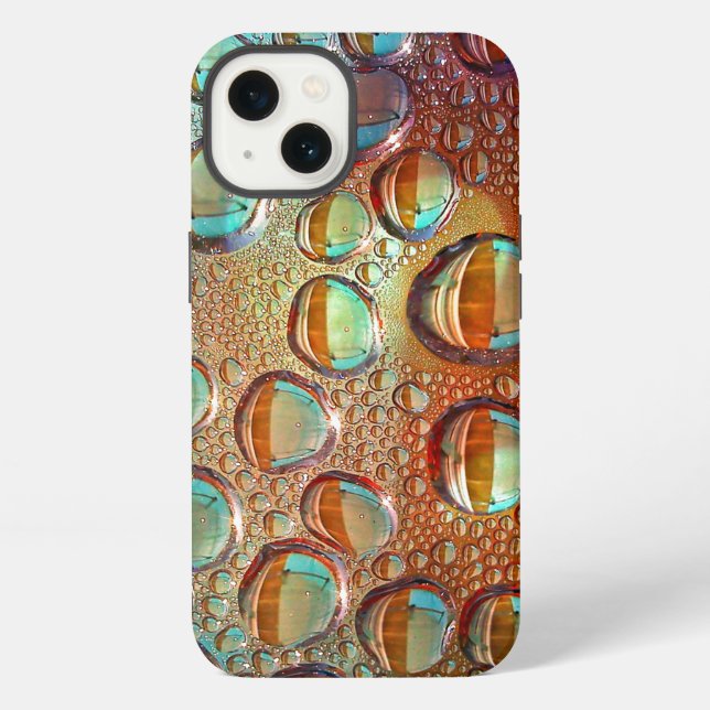 Funda Para iPhone Caídas en arco iris (Reverso )