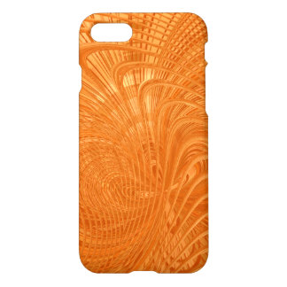 Funda Para iPhone 8/7 Caja anaranjada elegante del arte abstracto