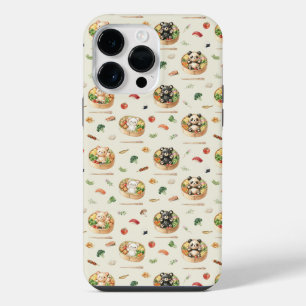 Funda Para iPhone 14 Pro Max Caja de Bento Japonesa Adorable y Arte de Arroz co