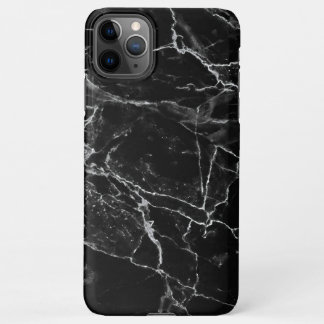 Funda Para iPhone 11Pro Max Caja de teléfono de mármol negro