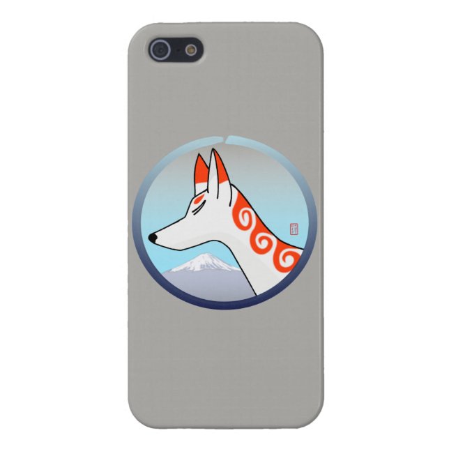 Funda Para iPhone Caja del teléfono de Kitsune (Fox sobrenatural) (Atrás)