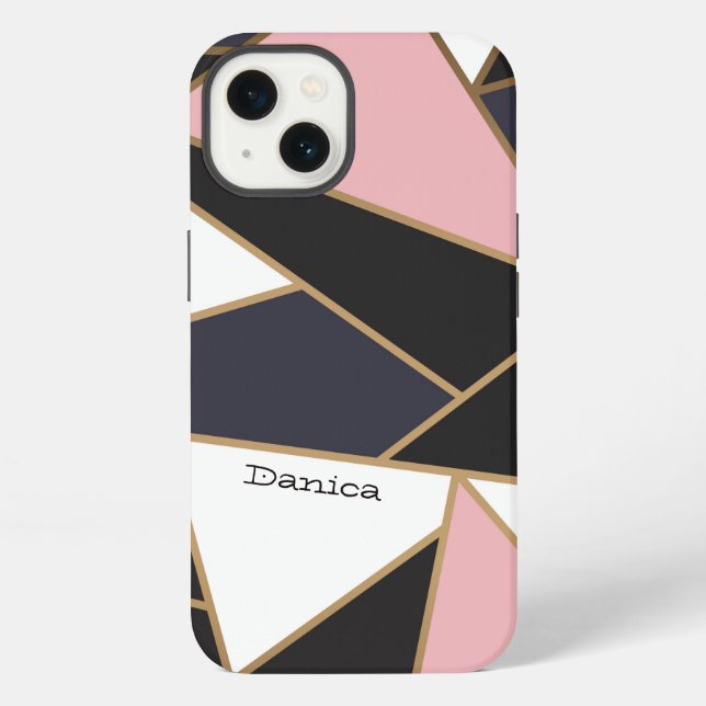 Funda Para iPhone Caja Otterbox Geométrica Abstracta - iPhone Galaxy (Reverso )