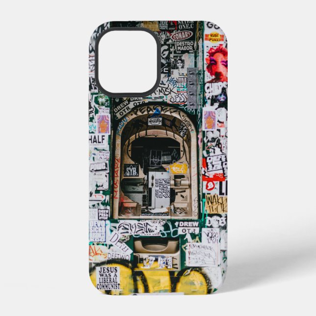 FUNDA PARA iPhone CAJERO AUTOMÁTICO CON GRAFFITI (Reverso )
