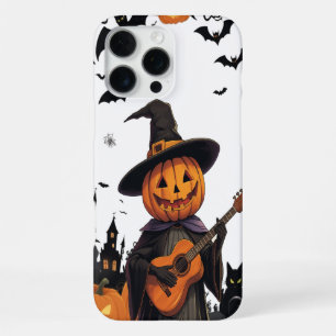 Funda Para iPhone 16 Pro Max Calabaza de Sombrero de Bruja Vibraciones de Hallo