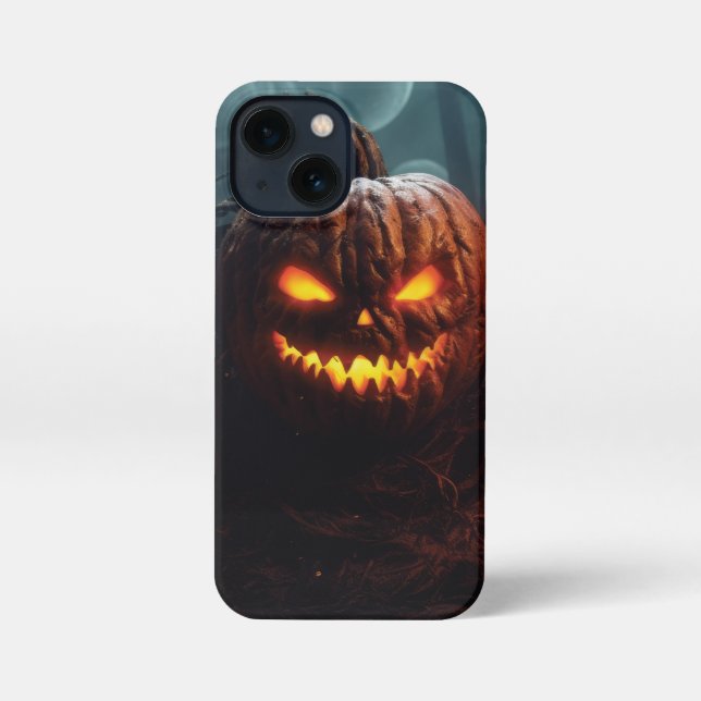 Funda Para iPhone Calabaza malvada (Reverso )