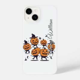 Funda Para iPhone 14 Calabaza Retro Halloween