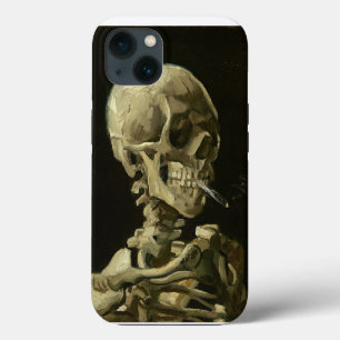 Calavera con cigarrillo Van Gogh