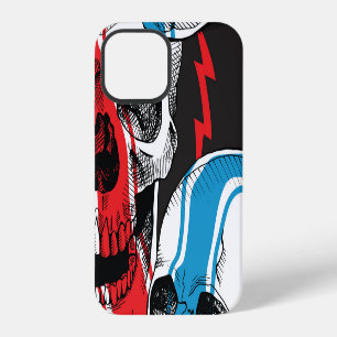 Funda Para iPhone 12 Calavera de corredor: Rebelión sin costuras Vintag