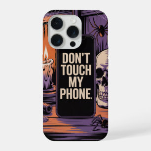 Calavera Espeluznante No Toques Mi Teléfono