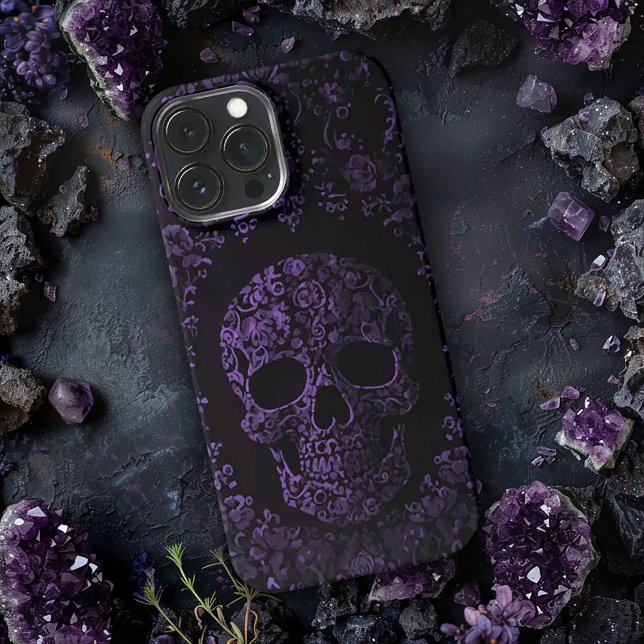 Funda Para iPhone Calavera Morada (Subido por el creador)