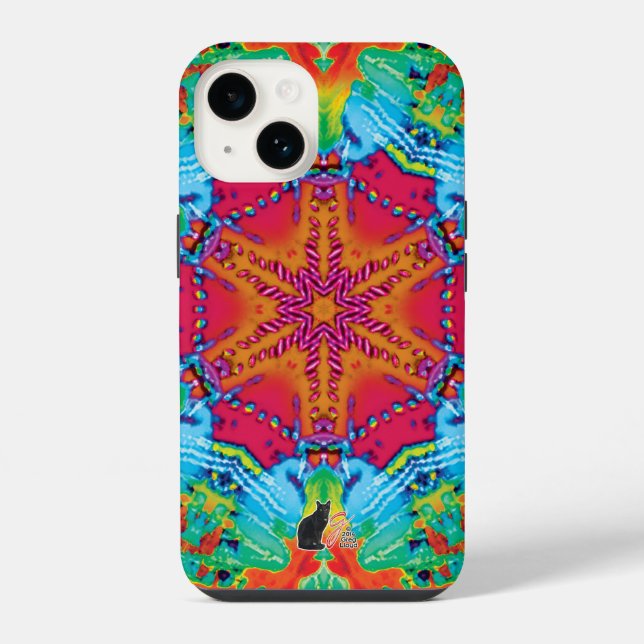 Funda Para iPhone Calidoscopio de puntadas (Reverso )