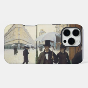 Funda Para iPhone 16 Pro Max Calle de París en día lluvioso