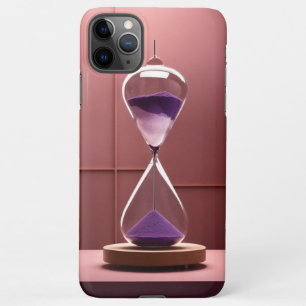 Funda Para iPhone 11Pro Max Calm. ventilado: vidrio rosa y morado oscuro denso