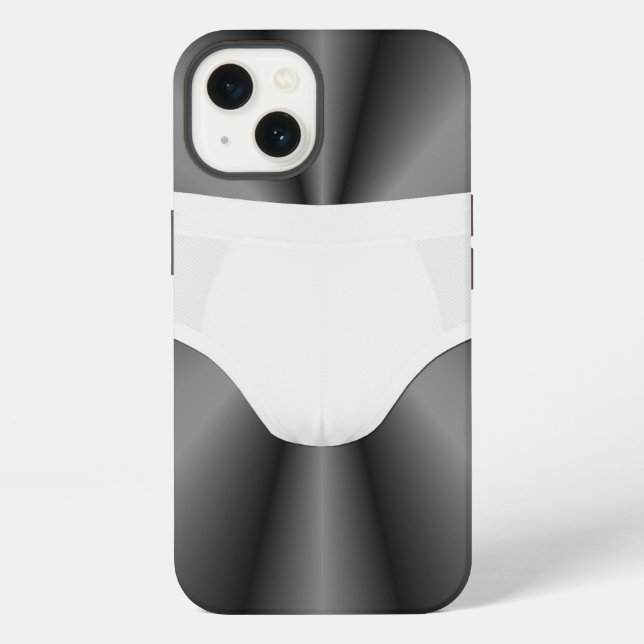 Funda Para iPhone Calzoncillos blancos (Reverso )