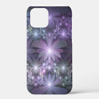 Cama de flores Arte fractal abstracto brillante de