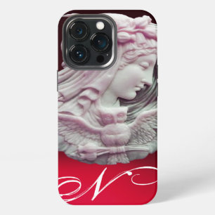 FUNDA PARA iPhone 13 PRO CAMAFEO ANTIGUO, DAMA DE LA LUNA DE LA NOCHE CON M