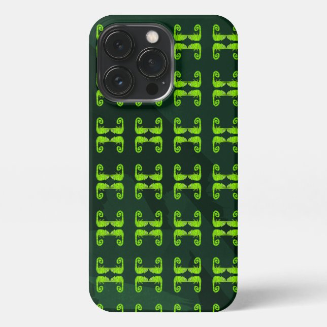 Funda Para iPhone Camaleón lindo verde (Reverso)