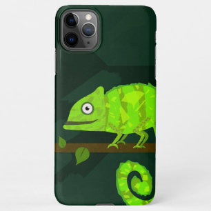 Funda Para iPhone 11Pro Max Camaleón lindo verde