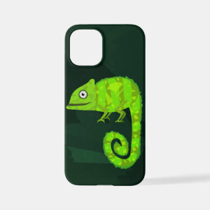 Funda Para iPhone 12 Mini Camaleón lindo verde