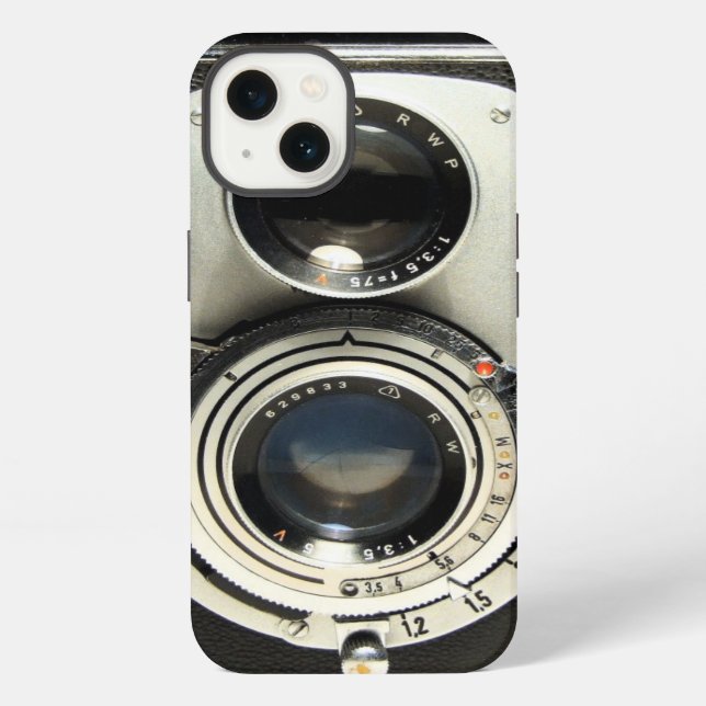 Funda Para iPhone Cámara Retro (Reverso )