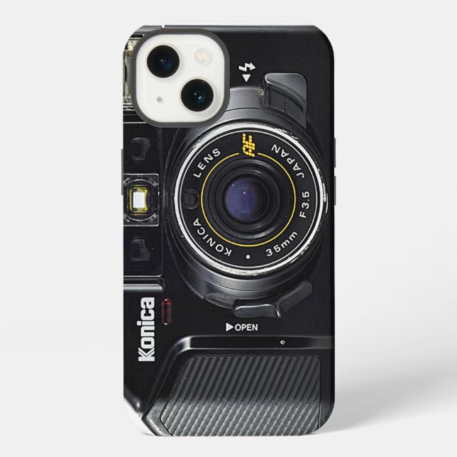 Funda Para iPhone Cámara vintage Konica MT-9  (Reverso )