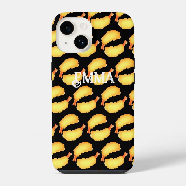 Funda Para iPhone Camarón frito (Reverso )