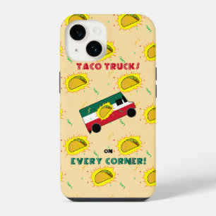 Funda Para iPhone 14 Camiones De Tacos En Cada Esquina