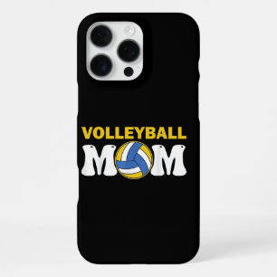 Funda Para iPhone 16 Pro Max Camiseta de madre de voleibol femenino divertida p
