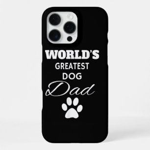 Funda Para iPhone 16 Pro Max Camiseta del mejor papá PERRO del mundo, amo a mi 