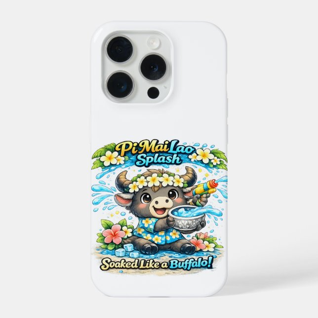 Funda Para iPhone Camiseta Divertida Pi Mai Lao Salpicada Como Un Bú (Reverso )
