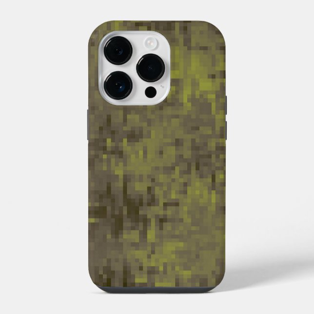 Funda Para iPhone Camo de jungla pixelado (Reverso )