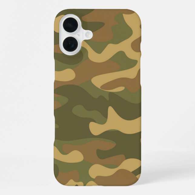 Funda Para iPhone Camo marrón arena (Reverso )