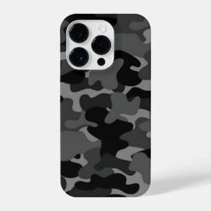 Funda Para iPhone 14 Pro Camo negro gris