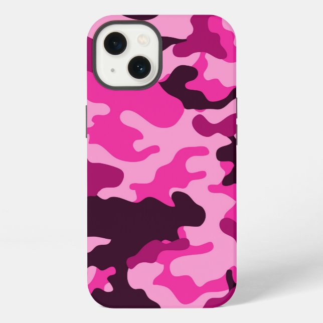 Funda Para iPhone Camo rosa (Reverso )