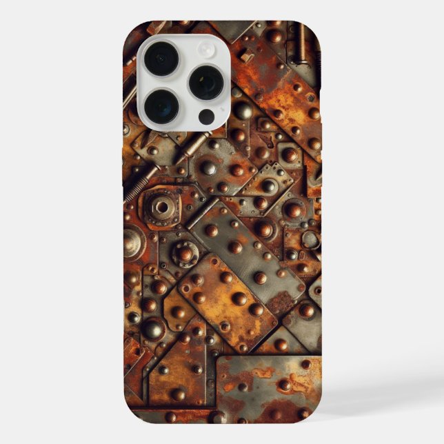 Funda Para iPhone Camo Steampunk, camuflaje (Reverso )