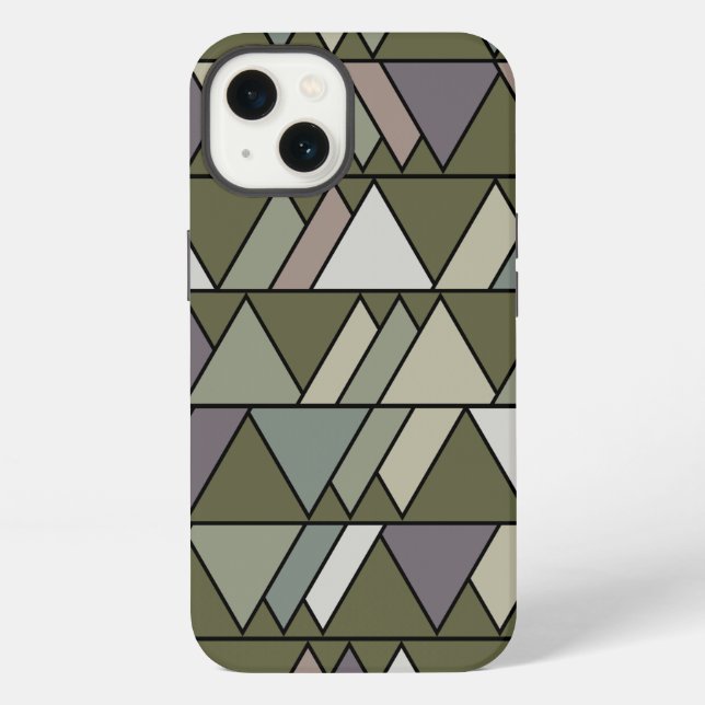 Funda Para iPhone Camo Triangles (Reverso )
