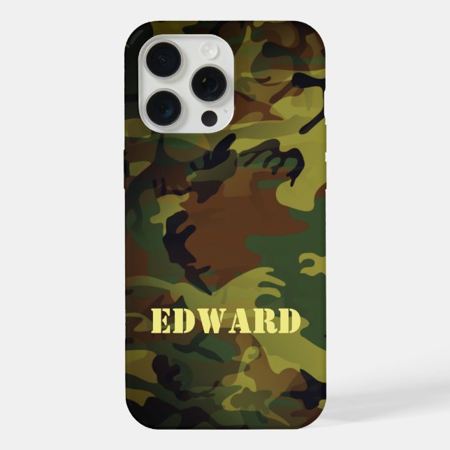 Funda Para iPhone Camo verde (Reverso )